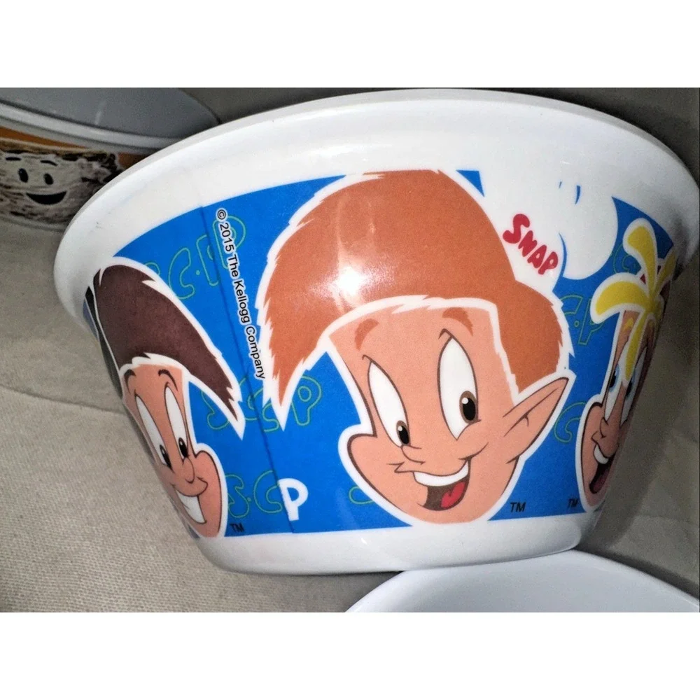 Kellogg's Cinnamon Toast Crunch Bowls Set of 3 Snap Crackle Pop Plastic